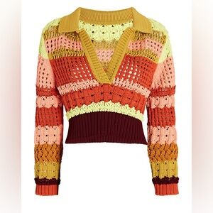 Jonathan Simkhai Multicolor Striped Sweater